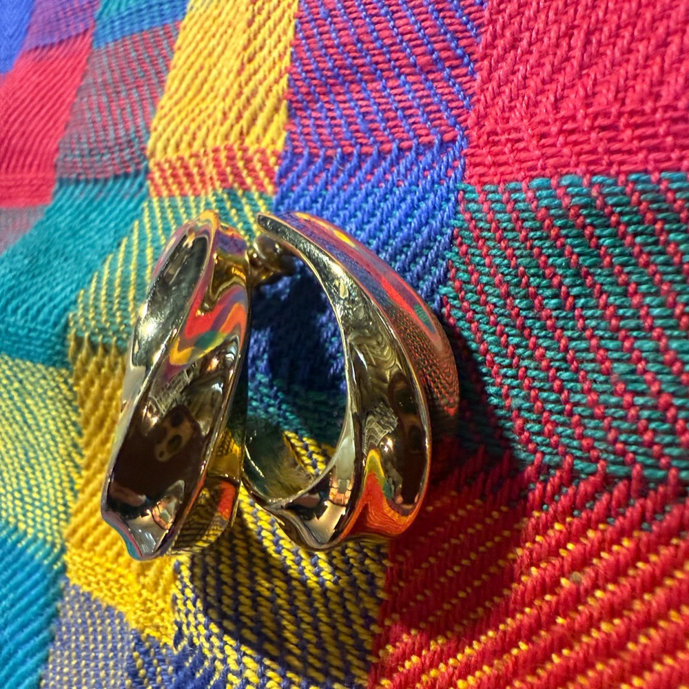 Vintage Trifar Gold Earrings